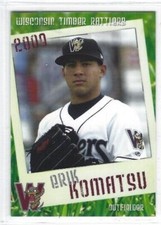2009 Wisconsin Timber Rattlers (Class A-Milwaukee Brewers) Erik Komatsu