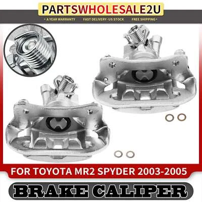 2x pinças de freio a disco traseiras esquerda e direita com suporte para Toyota MR2 Spyder 03-05 - Imagem 1 de 4