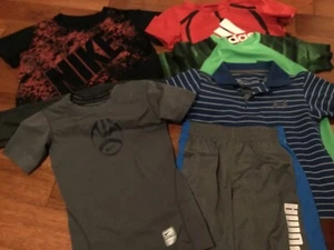 Nike &under armour boy 7pcs athletic summer clothes lot size:4-5 - Picture 1 of 6