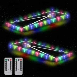 2er Pack Cornhole Leuchten, 2x3Meter Cornhole Boards LED Leuchten Mehrfarbig - Bild 1 von 6