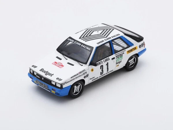 Spark Model 1:43 S5566 Renault 11 Turbo #31 Rally Monte Carlo 1985 NEW - Immagine 1 di 1