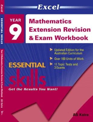 Excel Essential Skills - Mathematics Extension Revision & Exam Workbook Year 9 - Image 1 of 4