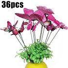 Vivid Butterfly Decorations For Garden Enlivenment Assorted Colors 36pcs