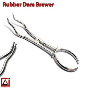 Pinzas de abrazadera restauradora de goma para cervecero dental - Imagen 1 de 4