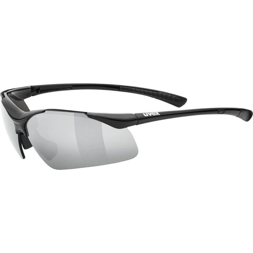 uvex SportStyle 223 Unisex-Fahrrad-Sonnenbrille - Schwarz