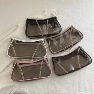 Jelly Underarm Bag Waterproof Beach Bag New Shoulder Bag Gift - Picture 1 of 16