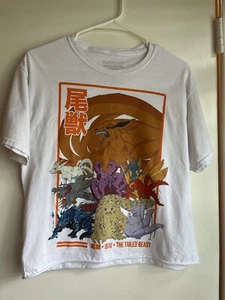 Naruto Shippuden Collection Biju The Tailed Beast CROPPED Crew Neck SZ M - Picture 1 of 5