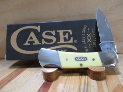 NIB Case XX Yellow Synthetic Small Lockback Hunter 31225L Pocketknife - 81089 - Image 1 of 4