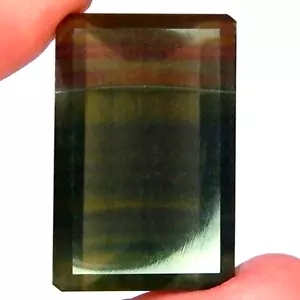 RARE 101ct VVS Dual Color Change Fluorite Deep Green Red Natural Mined Unheated - Picture 1 of 7