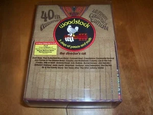 Woodstock 3 days of peace and music director's cut Leather Bag Box set - Foto 1 di 3