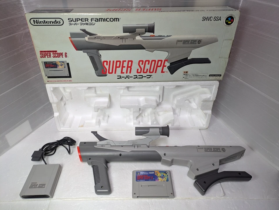 Nintendo Super Famicom Super Scope 6 SFC SNES SHVC-SSA  Japan Box - Image 1 of 4