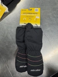 4463452190 SKI DOO KID'S MINIUM MITTS SIZE SMALL (2) - Picture 1 of 3