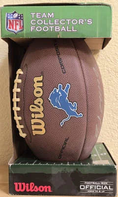 Detroit Lions Team Collector's Football Firmado Titus Young #16 WR Foto 1 de 3