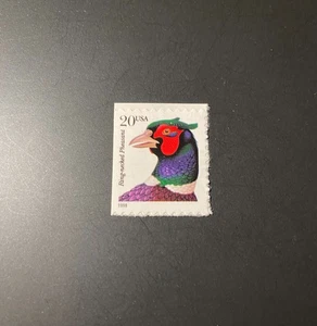 U.S. Scott #3051 Ring-Necked Pheasant 1999 20¢ S/A Booklet Single Stamp MNH F/VF - Bild 1 von 2
