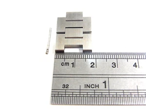 Auth Cartier Pasha 18mm Watch Band Bracelet Genuine Link St.Steel 2 set Mint (b - Picture 1 of 8