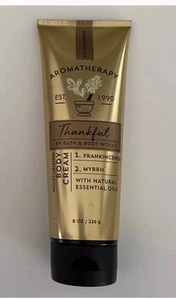 Bath & Body Works Aromatherapy Thankful Frankincense Myrrh Body Cream, HTF, Rare - Picture 1 of 5
