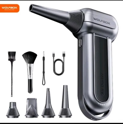 WOLFBOX MF100 Electric Air Duster Rechargeable Brushless Motor Blower New Sealed - Image 1 of 3