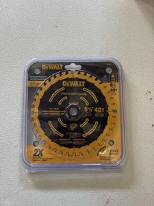 DEWALT DWA161240 Cross Cutting Saw Blade 6 1/2 40T NEW - Picture 1 of 2