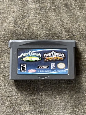 Power Rangers Time Force & Ninja Storm (Game Boy Advance) Протестированы, Работают - Изображение 1 из 3