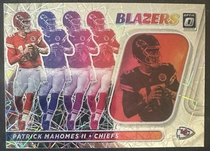 Patrick Mahomes 2022 Panini Donruss Optic Blazers Insert SSP Case Hit Chiefs - Picture 1 of 2