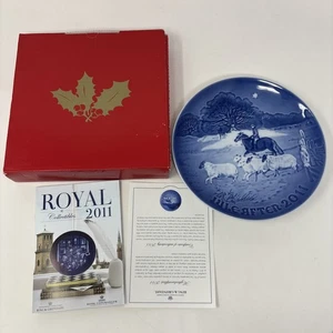 Piatto natalizio annuale Bing & Grondahl 2011 - "Casa per Natale" bellissimo  - Foto 1 di 4