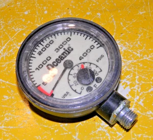 Cabezal manómetro - Regulador de tanque de buceo Oceanic Vintage - Imagen 1 de 3