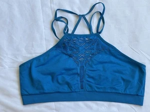 Victoria's Secret Size Medium Blue Strappy Bralette - Picture 1 of 6