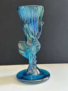 Vintage 1976 Tom Dimond Studio Art Glas Vase Skulptur signiert Oregon Jugendstil - Bild 1 von 20