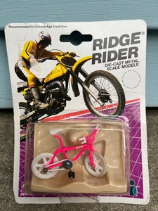 Vintage 1986 Zee Toys Intex Ridge Rider Die-Cast Hot Pink GT BMX Bicycle Bike - Picture 1 of 11