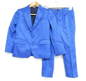 DOLCE & GABBANA jacket + pants Matching set suit Kids size 7/8 Blue Kids USED - Picture 1 of 10