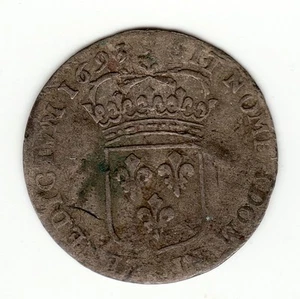 Louis XIV, 1693 A New Billon Sol, Breen # 277 - Bild 1 von 2