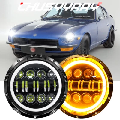 Faros LED de 7 pulgadas para Datsun 240z 260z 280zx 1600 180B 520 620 Foto 1 de 4