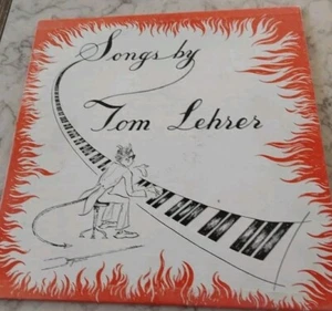 Songs By Tom Lehrer (1953 10" LP TLP1) Piano Satire Harvard Old Dope Peddler E24 - Bild 1 von 3
