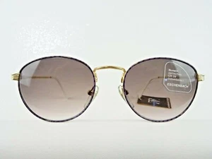 Sonnenbrille von Eschenbach Verlaufgläser groß rund pantoform lila-gold Gr: M - Bild 1 von 7
