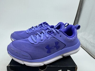 Under Armour Charged Assert 10 Athletic Shoes Womens Violet Strom Sneakers - 9 - Image 1 of 4