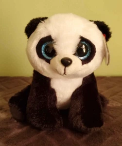 2018 TY Beanie Baby VelveTy™ BABOO the 6" Panda Plush MWMTs - Picture 1 of 6