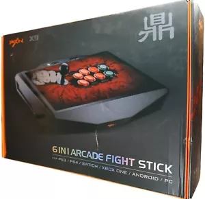 PXN X9 6-In-1 Arcade Fight Stick For PS4/PS3/Switch/Xbox One/Android/PC - Picture 1 of 5