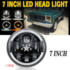 For Chevy K10 K20 7 inch Round LED Headlight Hi-Lo Beam DRL Turn Signal Light Chevrolet Chevette