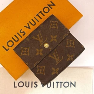Louis Vuitton M61652 Porte Monnaie Billet Carte Credit Monogram Geldbörse - Bild 1 von 10