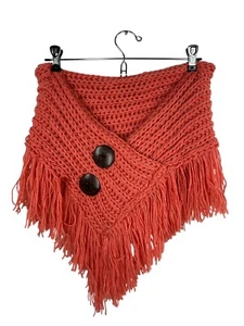 Le Luxe Scarf Womens Neck Warmer Tube Knit Neckie Snood Fringe - Picture 1 of 6