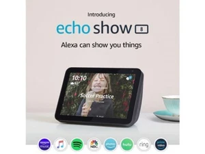 AMAZON ECHO SHOW 8 ALEXA CHARCOAL SMART SPEAKER 1. Gen - Bild 1 von 2