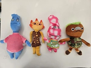 Lot of 4 Elemental plushies  Ember Lumen, Wade Ripple, Gale,Clod New without Tag - Picture 1 of 18