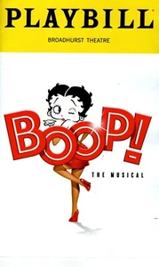 Playbill - Boop - April 2025 - Jasmine Amy Rogers, Faith Prince, Stephen DeRosa - Picture 1 of 5