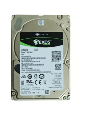 Exos ST300MM0048 300GB Seagate 2.5" 10K 128MB 12Gbps SAS HARD DRIVE HDD - Image 1 of 3