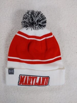 Sombrero Maryland Terrapins para hombre talla única Under Armour tejido gorro pompón Foto 1 de 4
