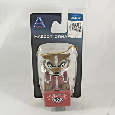  Wisconsin Badgers Mascot Ornament  NCAA Team Sports America - Image 1 of 3