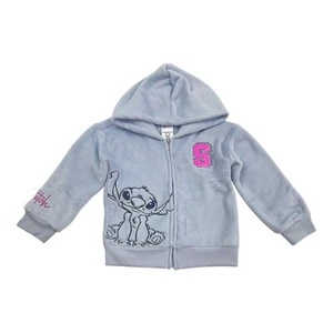 Disney Lilo & Stitch Girls' Hoodie Zip Up Size 4, 5, 6, 6X - Picture 1 of 1