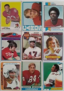(18) Saint Louis Cardinals Vintage Football Card Lot (1972 Jackie Smith & More!) - Picture 1 of 4