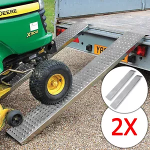 2 Stk. Auffahrrampe Verladerampe Auffahrrampe 400kg Laderampe Rampe Rutschfest # - Bild 1 von 12