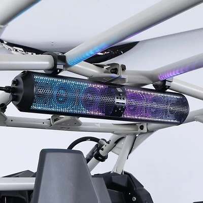 28" ATV UTV Marine RGB Sound Bar System Bluetooth Amplified IP65 Rated Universal - Image 1 of 4
